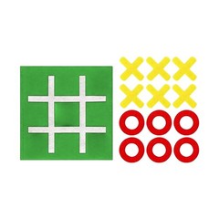 10pcs Felt For Tic For Tac Toe Game Set for Parent Child Interactive Play