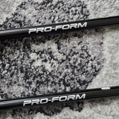 Pro‑Form Walking Hiking Poles Adjustable Trekking Sticks Pair Black 27‑52 in