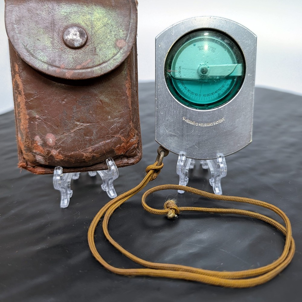 Suunto PM-5/360 PC Clinometer Height Meter +Leather Case+Lanyard Finland 🌲