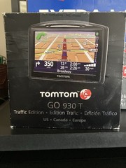 TomTom GO 930T Traffic GPS Navigation System Box Remote Dock Cables Tested Parts