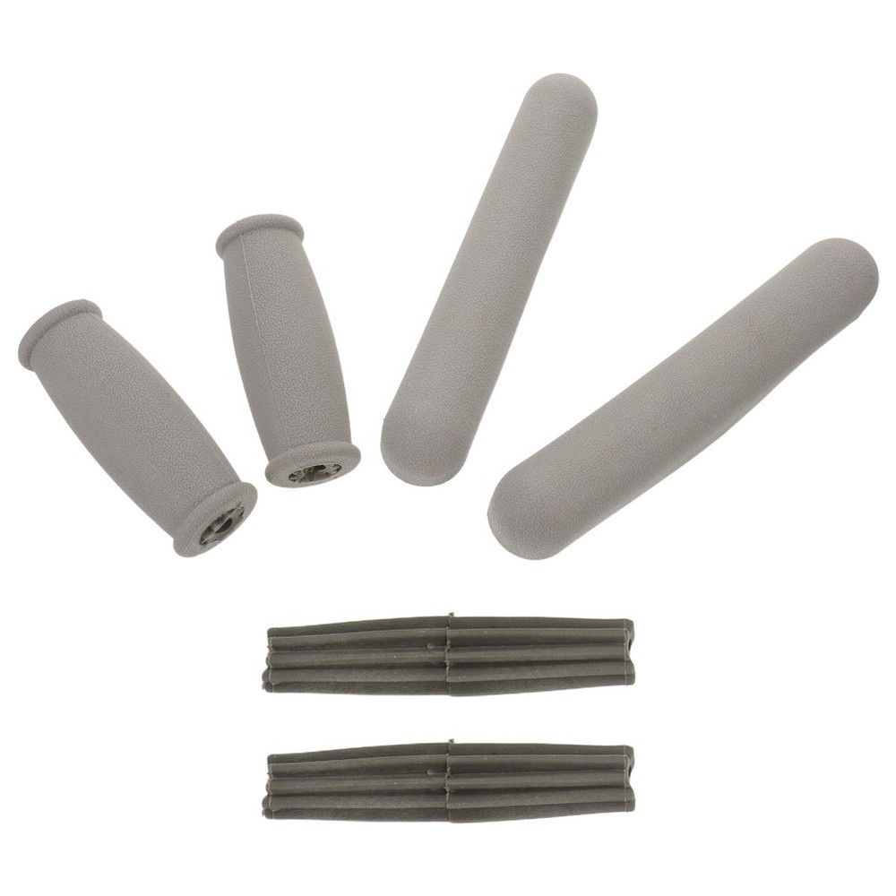 1 Set Durable Rubber Crutch Hand Grips and Armpit Replacement Pads for Walking