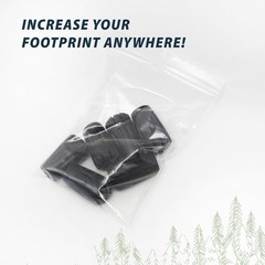 6-Pack Trekking Pole Tips – Rubber Protectors for Enhanced Grip & Stability