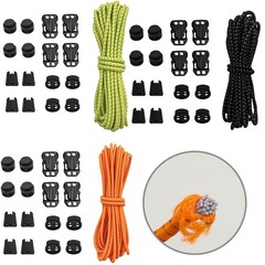 Outdoor 17pcs Elastic Expansion Straps with Adjustable Buckles for Backpacks