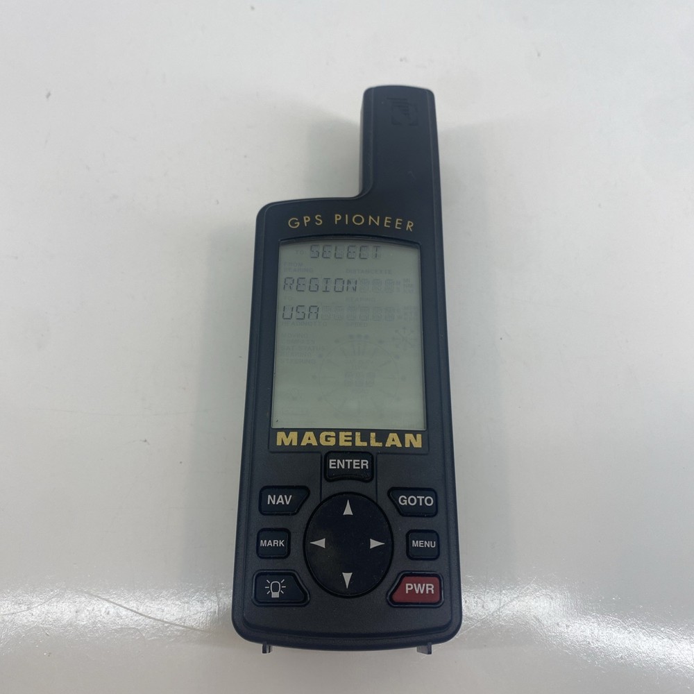 Magellan GPS Pioneer Black Compass LCD Screen Handheld Satellite Navigator