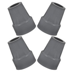 4Pcs Replacement Rubber Crutch Tips Durable Walking Stick Covers Anti Slip 22Mm