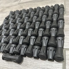100X TrailBuddy Walking Stick Tips – Box of 100 Replacement Rubber Cane Tips Fit