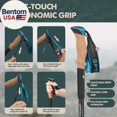 Walking Sticks,Trekking Poles Collapsible Hiking Poles,Lightweight Folding Trave