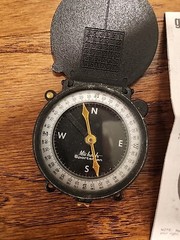 Vintage UNCLE MIKE’S PRECISION COMPASS W Box! Original Box. Works! See Pictures