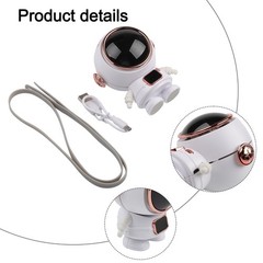 Adjustable Speed Hanging Neck Fan Bladeless USB Rechargeable Sports Fan