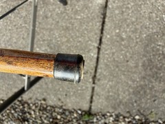 Walking Stick With Whistle And Compass That Unscrews Into Three Pieces