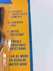 Vintage SafeSport Denver Wrist Compass Liquid Filled Model C535 NEW