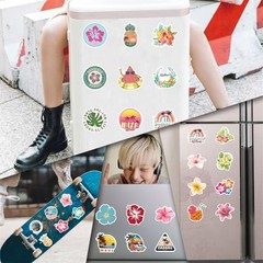 Stickers, 55PCS Funny Tropic Graffiti Pack Waterproof Vinyl Decals for Tropical