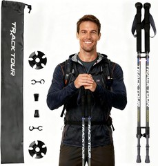 Carbon Fiber Trekking Poles Ultra Lightweight Hiking Poles Walking Sticks with