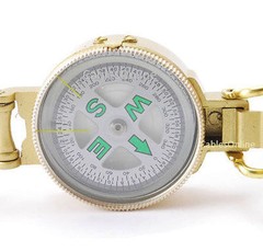 Metal Case Lensatic Compass for Broadband and Satellite, CablesOnline TL-CM03