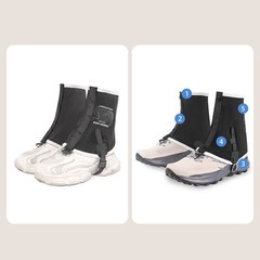 Athletic Waterproof Low Gaiters Ideal for Off Road For Running and Cycling