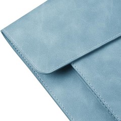 PU Leather A4 File Folder Document Holder with 2 Compartments Envelope Folder