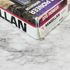 Magellan GPS Pioneer Satellite Navigator w/Box Manual Tested Vintage 2AA