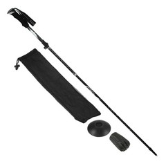 Trekking Poles, Collapsible Hiking Pole 43-51 Inch with Mud Basket Black