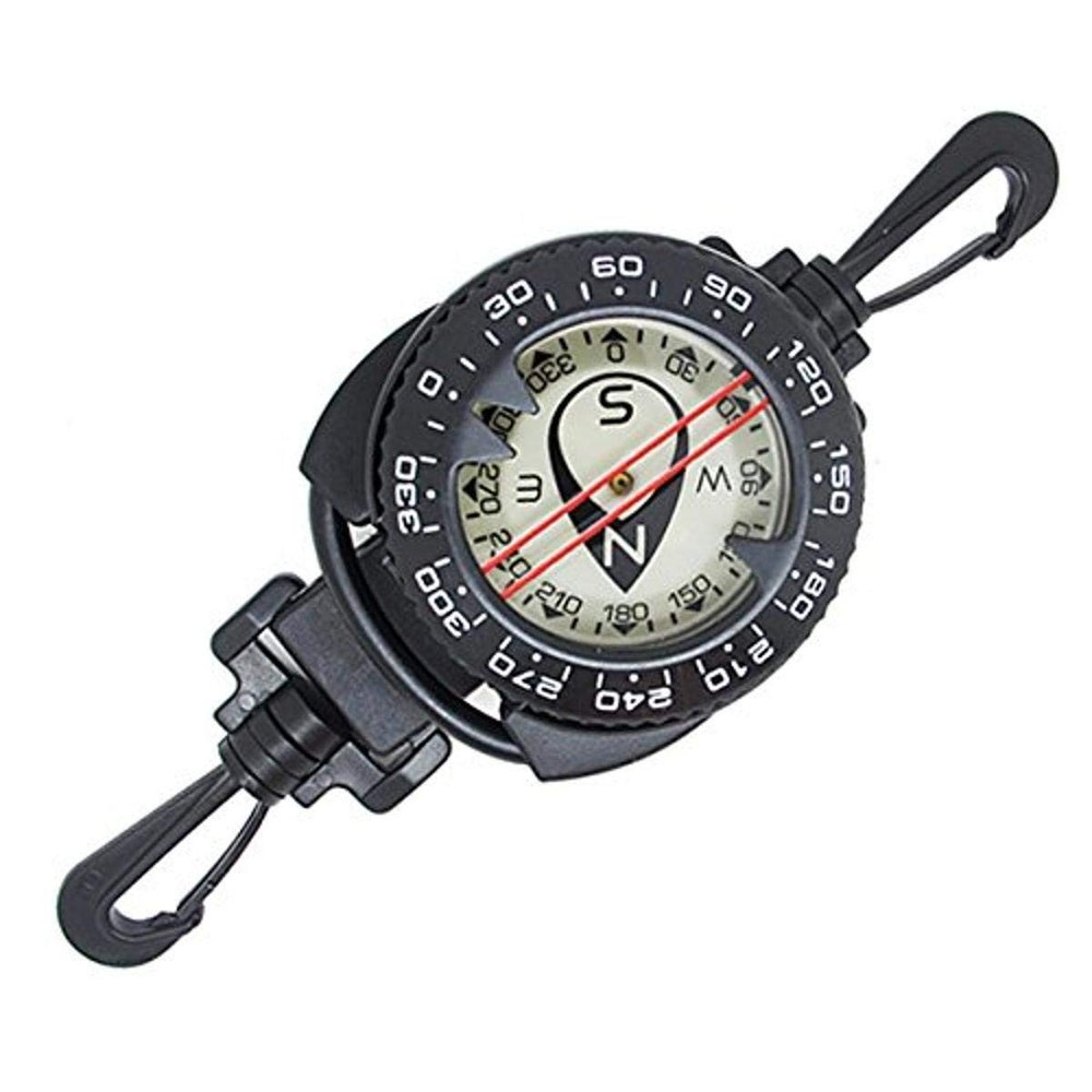 Scuba Choice Diving Dive Compass with Retractable Clip – Glow-in-The-Dark Com…