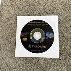 DeLorme Earthmate PN-60w Handheld w SPOT 5 DVD Maps Case Cords In Original Box