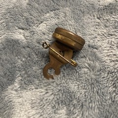 VINTAGE marble’s Gladstone MICHINGAN Brass Compass brooch