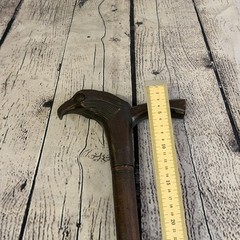 Eagle Bird Head 90cm Tribal African Walking Stick Cane Hand Carved Dark Wood