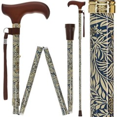 Walking Sticks for Men and Women – Stylish Designer Golden/Petals (Multicolor)