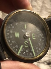 YCM Japan Engineers Lensatic Compass Preowned