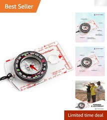 Handheld Compass with Liquid-Filled Needle – Navigate with Confidence