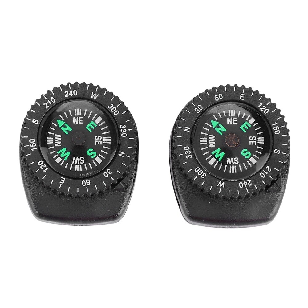 Compasses Watch 2pcs Portable Watch Band Slip Slide Navigation Wrist Compass For