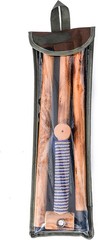 3pc Detachable Hardwood Walking Stick for Hiking with 48″, Nature Wood Color