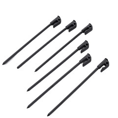 Camping Hammer with Peg Pulling Hook and Internal Compartment for 8 Pegs