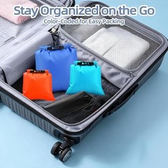 6PCS Wet Dry Bag Set – Waterproof Bags for Swimming & Beach, Lightweight Water