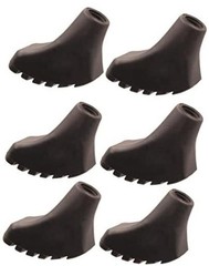 Trekking Poles Tips Set – Pack of 6 to 8 Replacement Rubber Trek Cane Foot_6pcs