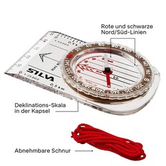 Compass Outdoor Classic Compass Small for Beginners & Kids Map Scales…
