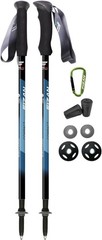 Ultralight Trekking Poles: 5.6oz Aluminum Collapsible, Adjustable, EVA Grips