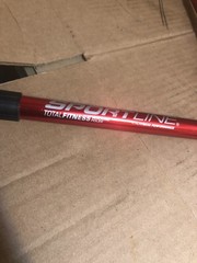 Sportline Total Fitness Performance Alluminum Walking Poles XC550 Red Adjustable