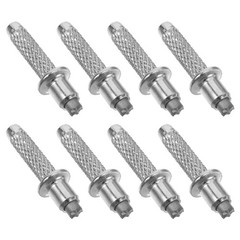 8Pcs Reusable Tungsten Alloy Trekking Pole Tips Replacement for Outdoor Hiking