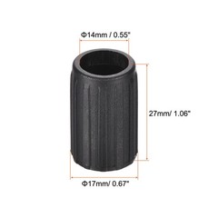 6Pcs 14mm Trekking Pole Tips Accessories Walking Stick Protector Replacement
