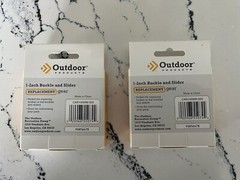 Outdoor Products 1 Inch Buckle & Slider Replacement Gear – 2 boxes