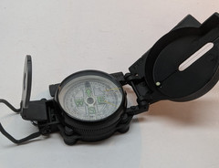 Vintage Youth Corps Magnetic Folding Compass Outdoor Essential Find Your Way