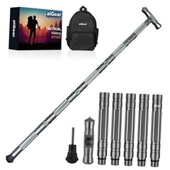Tactical Stick Hiking Walking Staff – Trekking Poles Tactical Staff No Tools