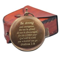 Be Strong Sundial Compass – first communion gifts for boys – Girls – baptism …