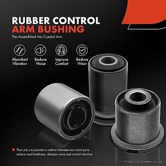 Front Left Forward Lower Control Arm, with Bushing, Compatible with Audi –
