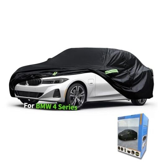 Custom-Fit for BMW Car Cover, Automobiles All Weather for BMW 4 Series