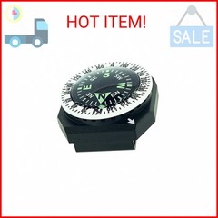 Sun Company GoCompass – Micro Orienteering Wrist Compass | Watch Band or Paracor