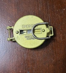 Vintage engineer directional compass, Brass color, Used