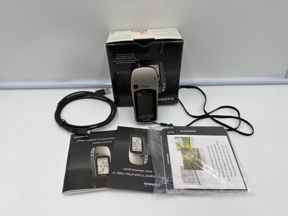 Brand New Open Box Garmin eTrex Vista H Handheld GPS Personal Navigator Tested