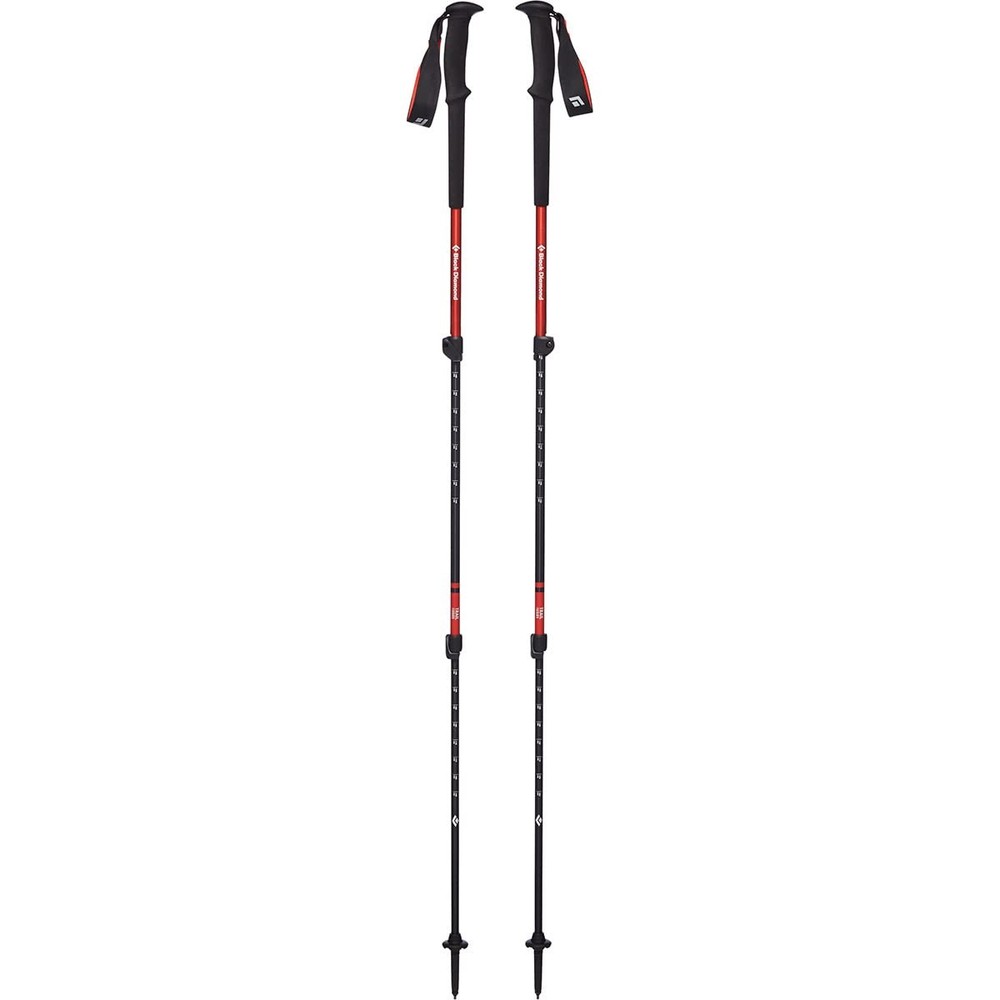 BLACK DIAMOND Trail Trekking Poles (Pair) | 100-140 cm (Foam Grip), Picante