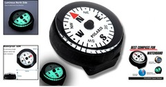 Waterproof Micro Compass Series/Watchband or EDC or with mini Whistle or with Wh